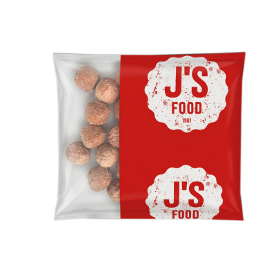 Boulettes de bœuf crues 70% (25/30g), 1 kg environ, congelées