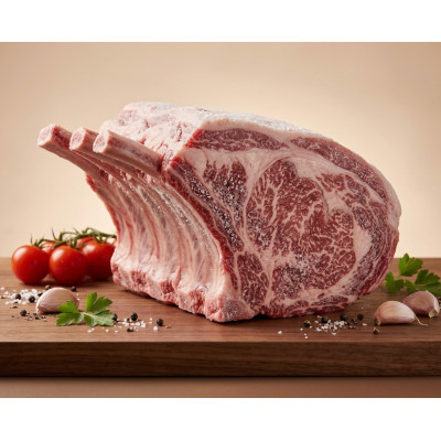 Carré ibérique de 4/5 côtes salé, 1,2 kg environ, congelé