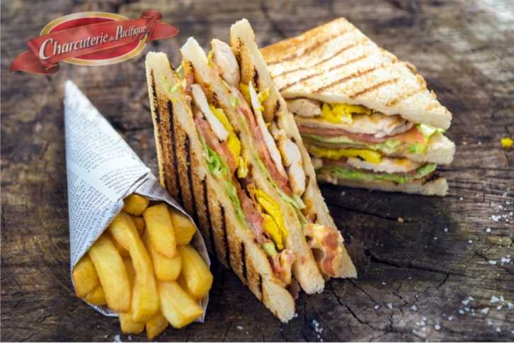 Club Sandwich poulet-bacon